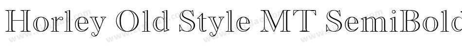 Horley Old Style MT SemiBold字体转换